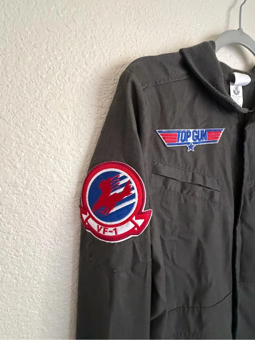 Top Gun Teen Flight Suit Spirit Halloween Costume Maverick - Picture 5 of 11